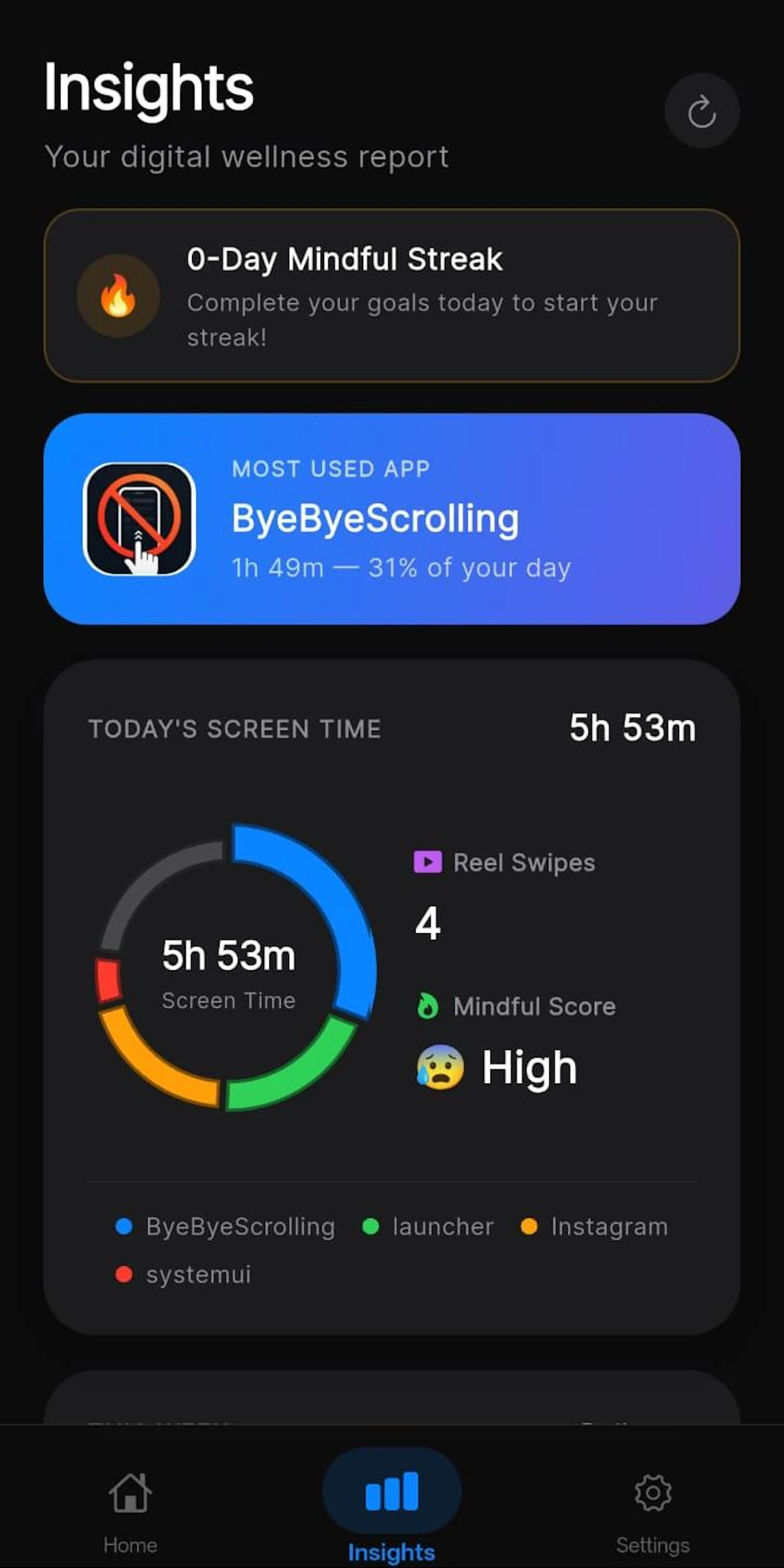ByeByeScrolling screenshot 2