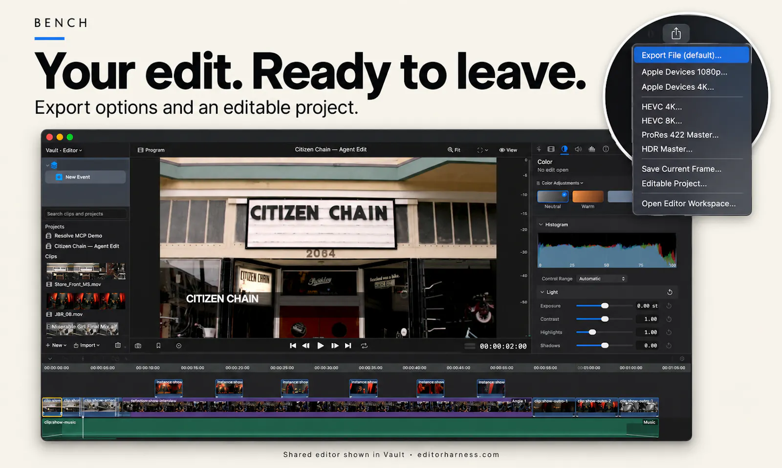 Bench screenshot 8