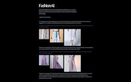 FashionAI by ChatBotKit media 1