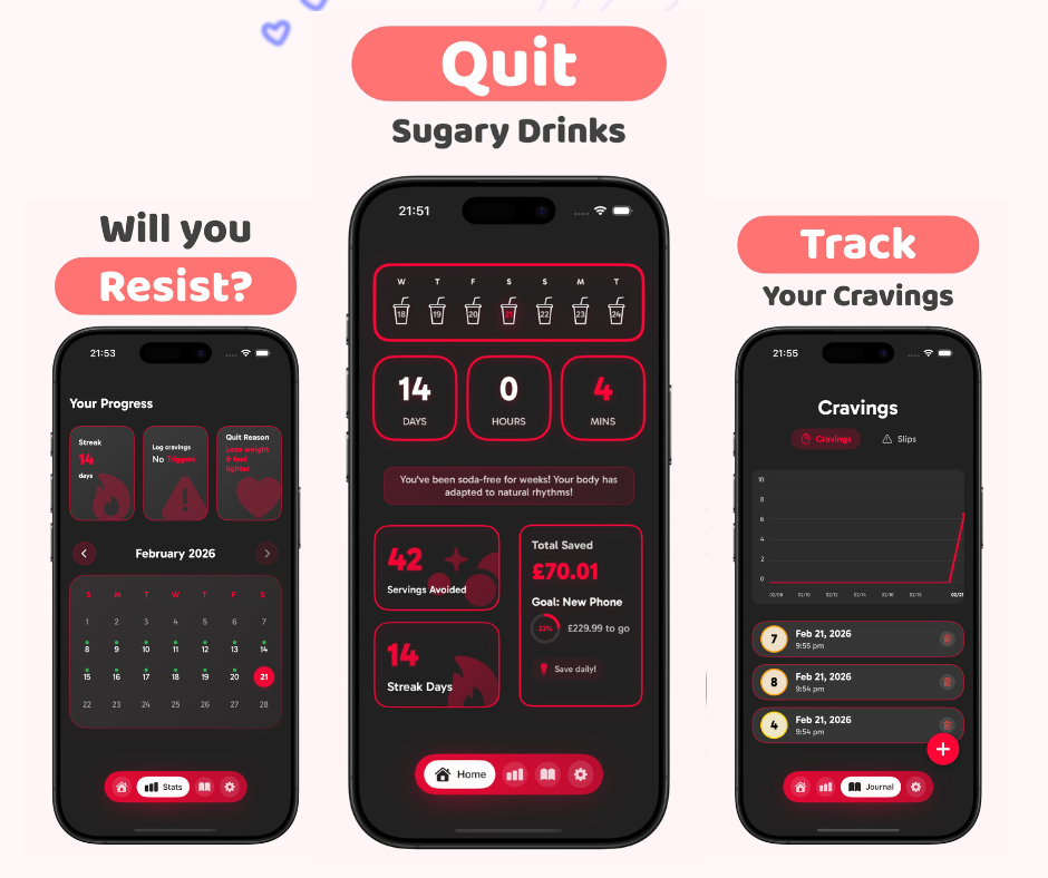 LastFizz - Quit Soda - Main product screenshot demonstrating key features and user interface