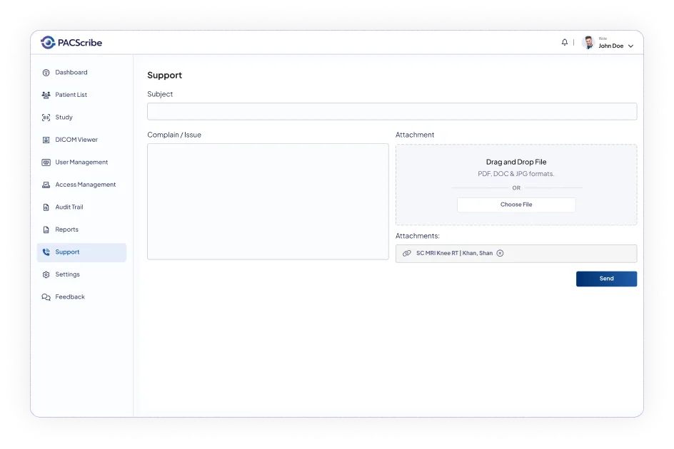 Folio3 Digital Health Pacscribe - Screenshot 4 showing product features and functionality
