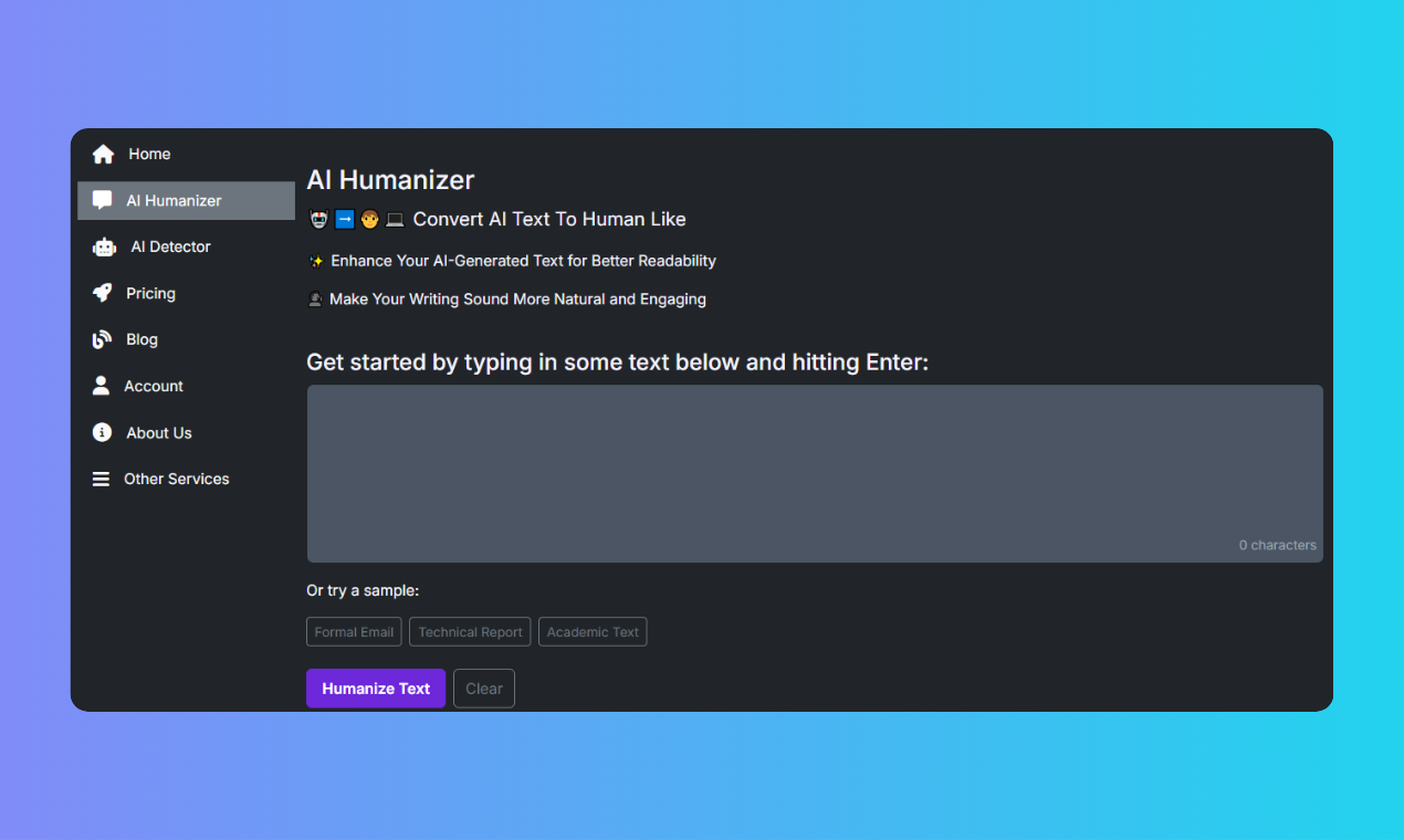 Text2Humin: Make AI Text Sound Human media 1
