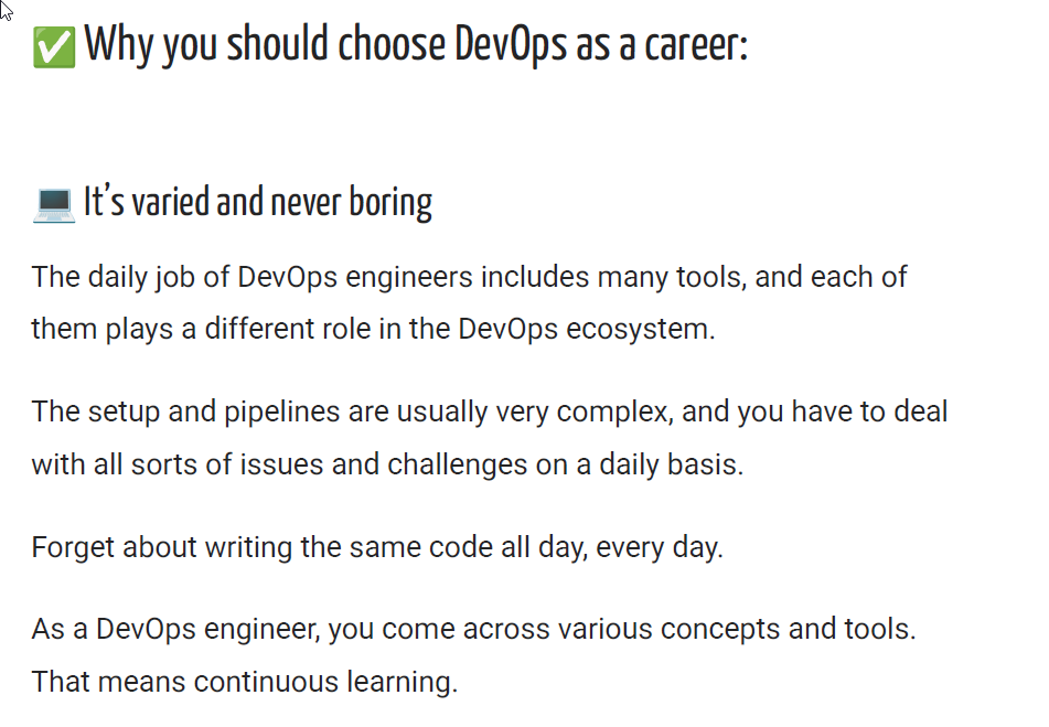 Mídia 4 de A carreira de DevOps está certa para você? - Um guia DevOps para iniciantes de 2025 (ebook gratuito de 32 páginas)