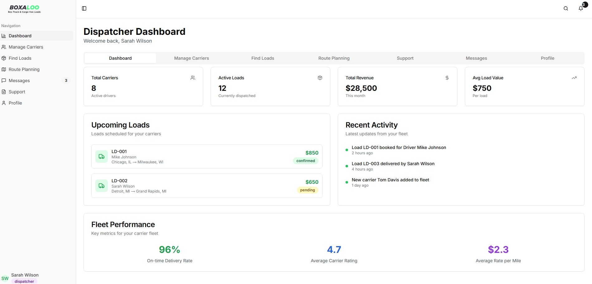 Load Board for Box Trucks & Cargo Vans gallery image