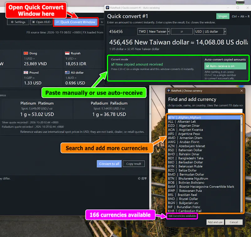 RatePeek v1.2 screenshot 6