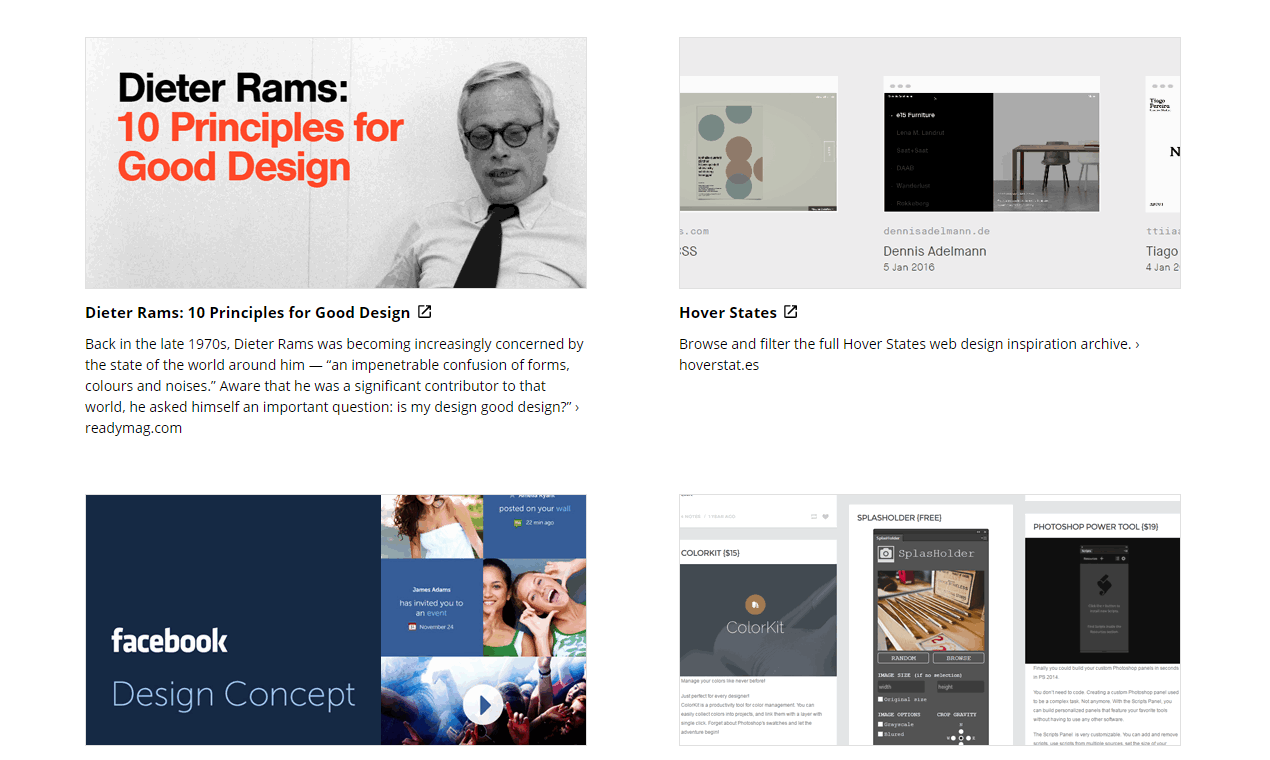 Inspiration Design Resources gallery image
