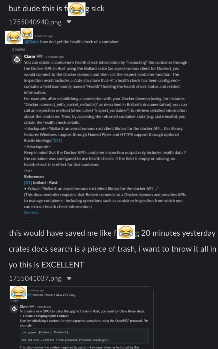 Média Croquez l'ingénieur AI Devrel - Q&R technique qui aide à développer votre communauté Slack / Discord 9