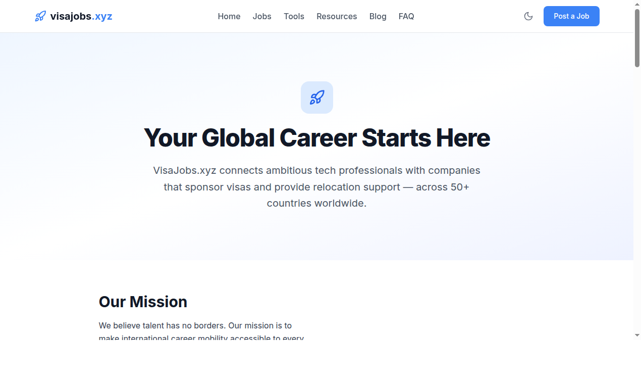 VisaJobs - Visa-Sponsored Tech Jobs gallery image