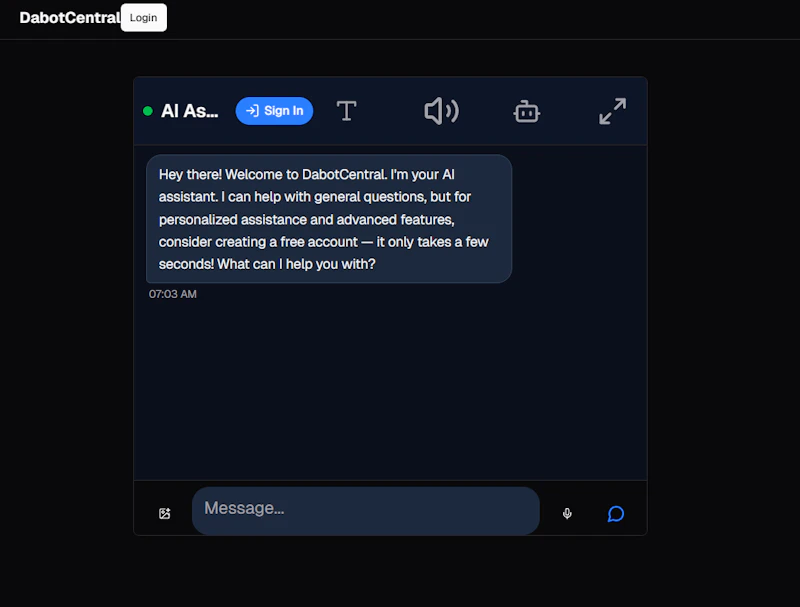 DabotCentral screenshot 3