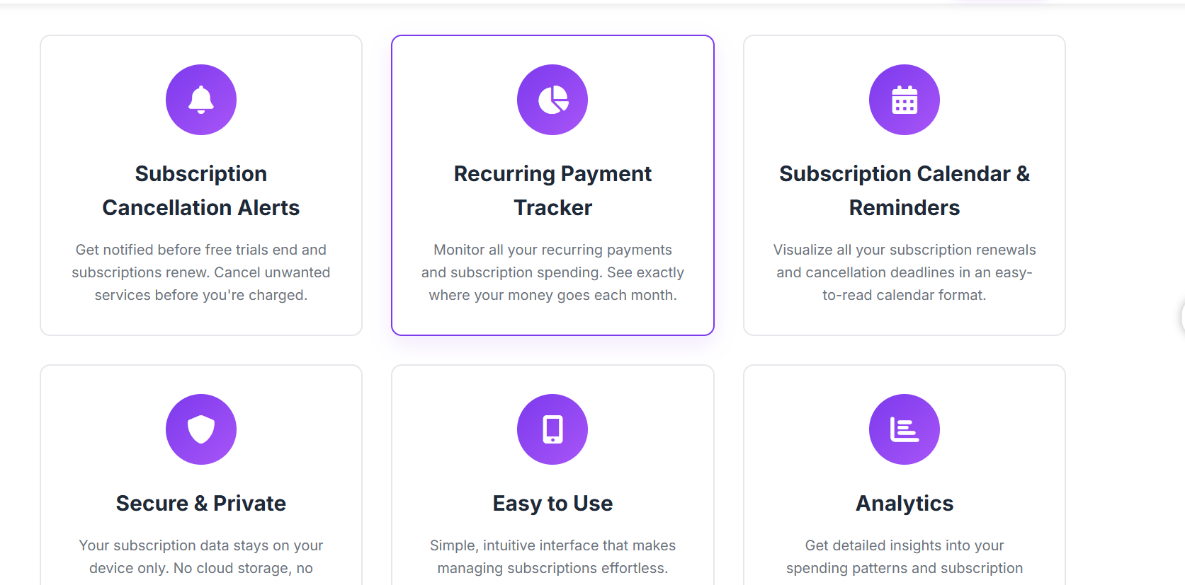 SubTracker gallery image