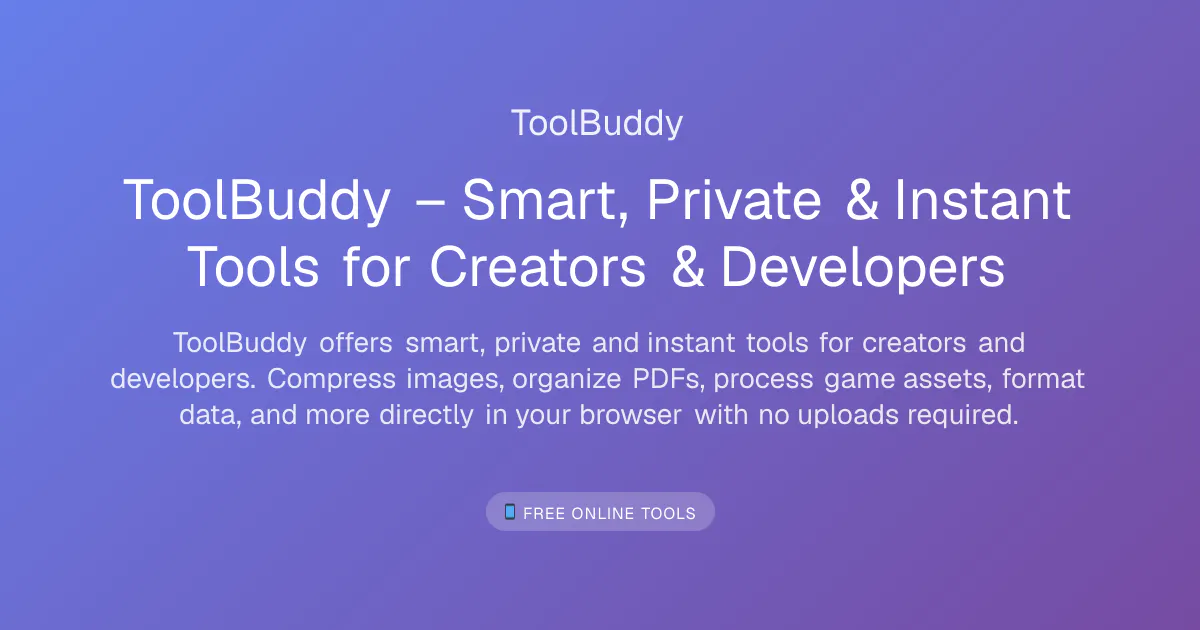 ToolBuddy gallery image