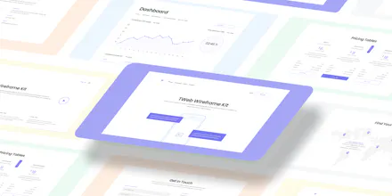TWeb Wireframe Kit for Figma gallery image