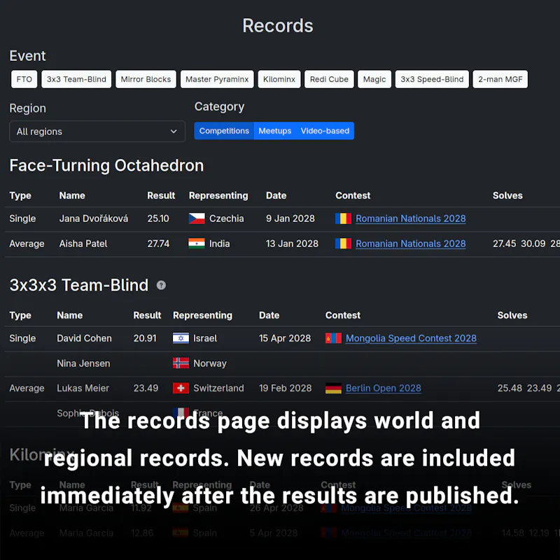 RecordRanks screenshot 4
