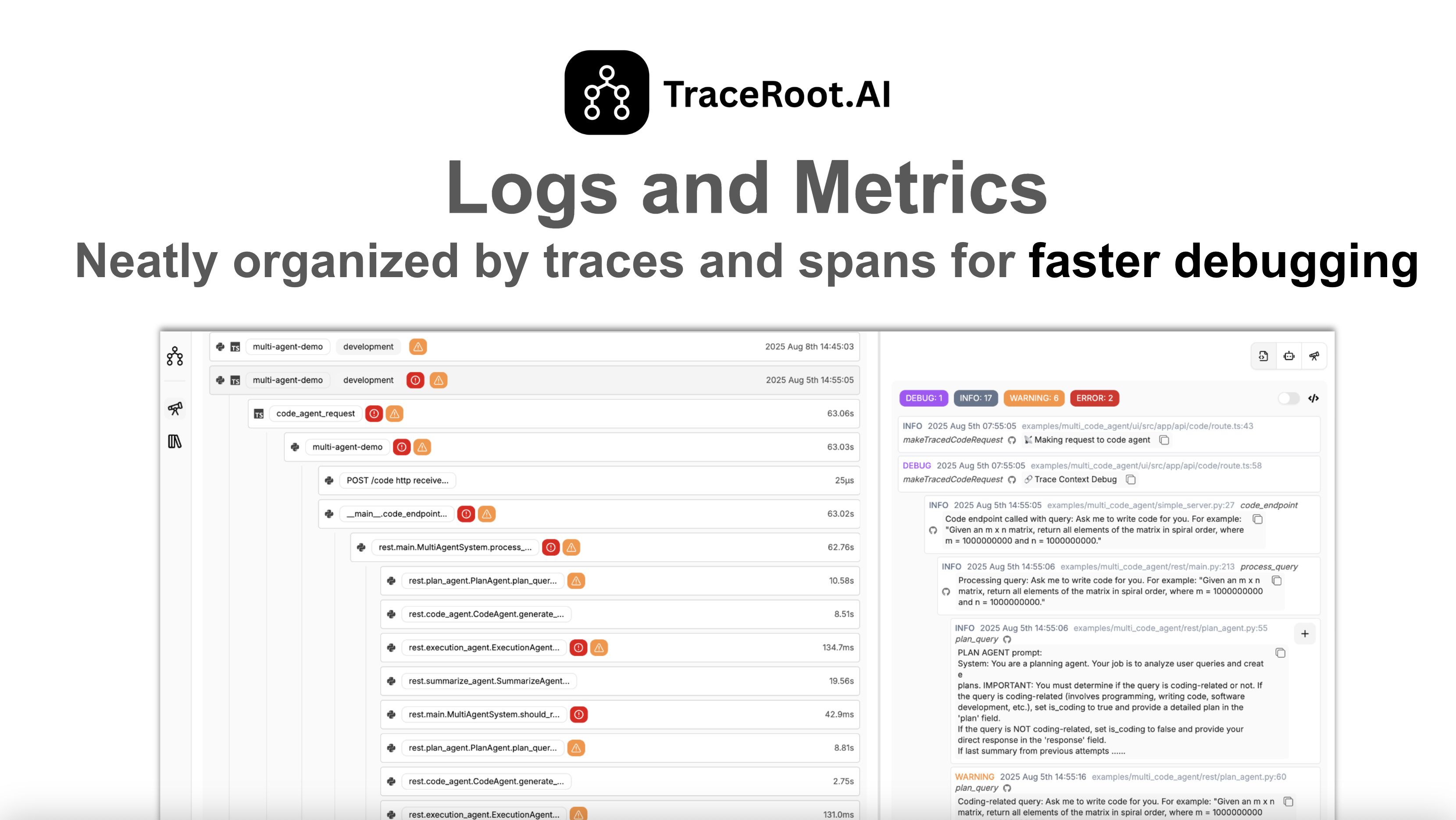 TraceRoot.AI - แก้ไขข้อบกพร่องได้เร็วขึ้นด้วยโอเพ่นซอร์ส media 3