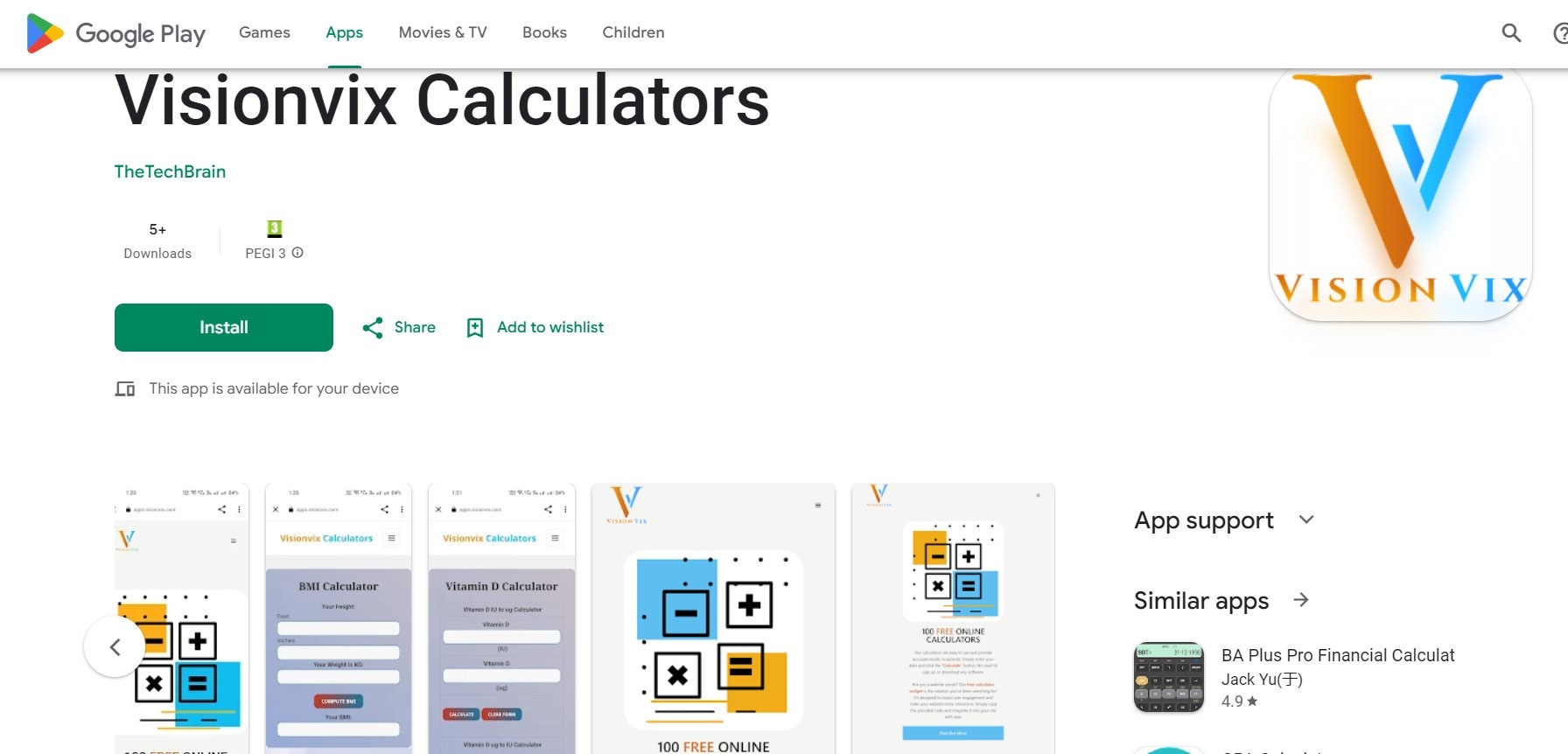 VisionVix Free Calculators media 4