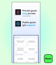 Social Network for Goals & Habits ~ Root gallery image