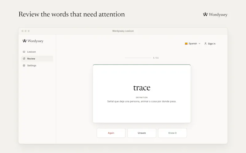 Wordyssey screenshot 4