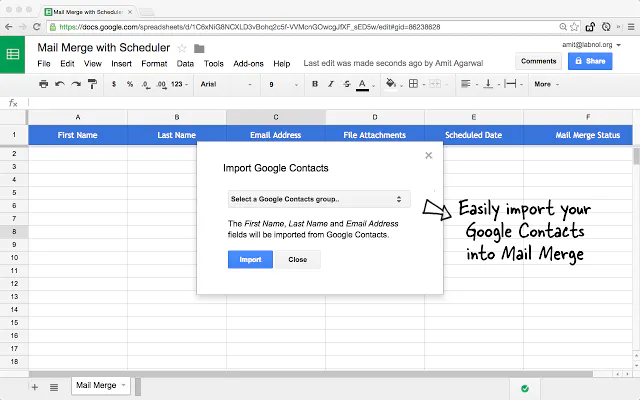 Gmail Mail Merge Image