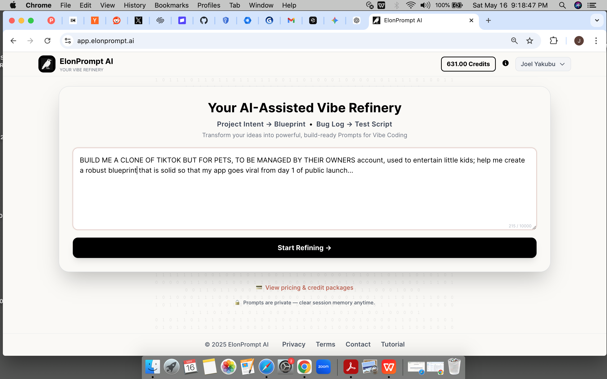 ElonPrompt AI: Your Vibe Coding Refinery gallery image