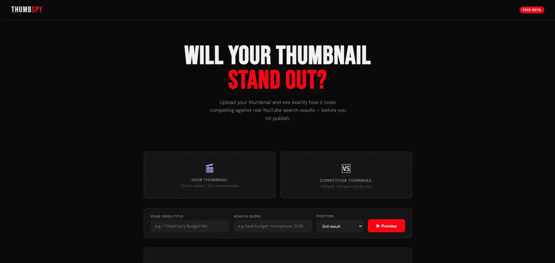 ThumbSpy — Preview Before You Publish 项目横幅