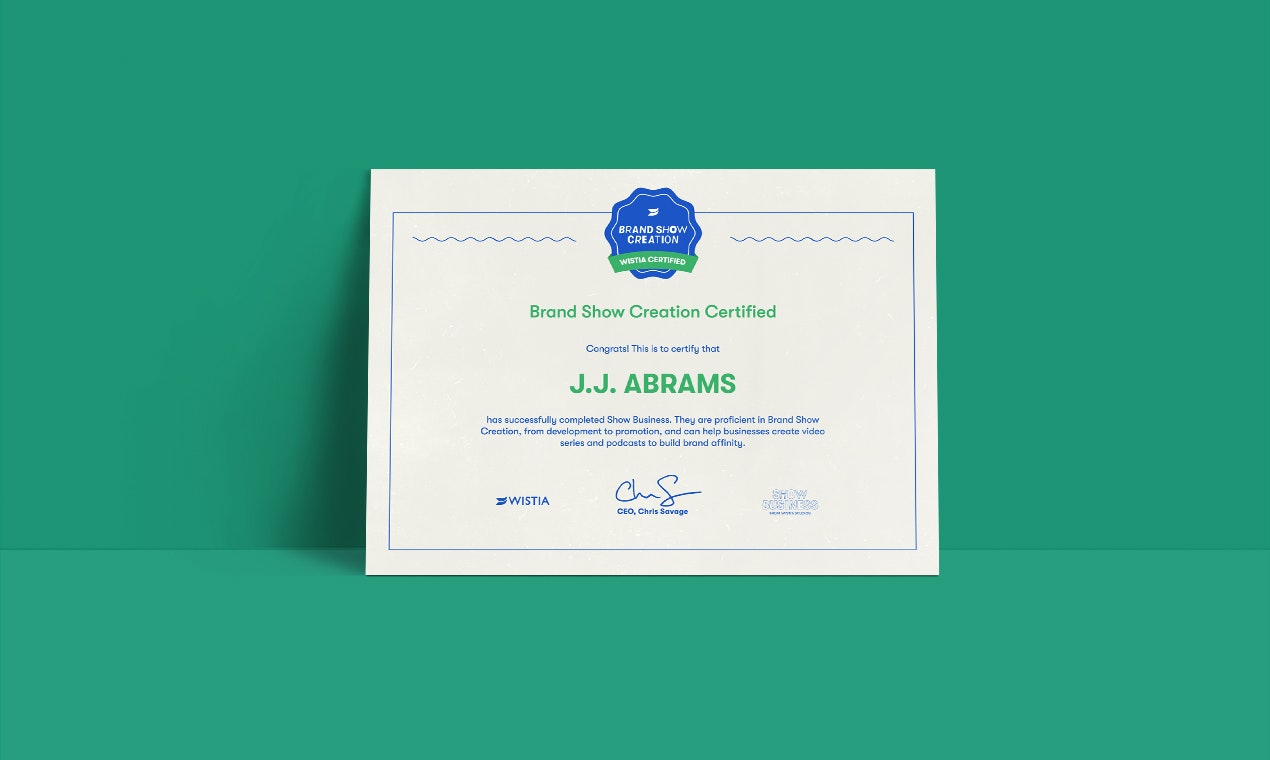 Show Business by Wistia gallery image