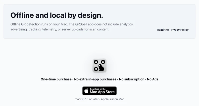 QRSpell: On-Screen QR Scanner screenshot 6