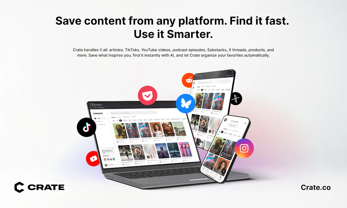 Crate: AI Bookmarks & Discovery
