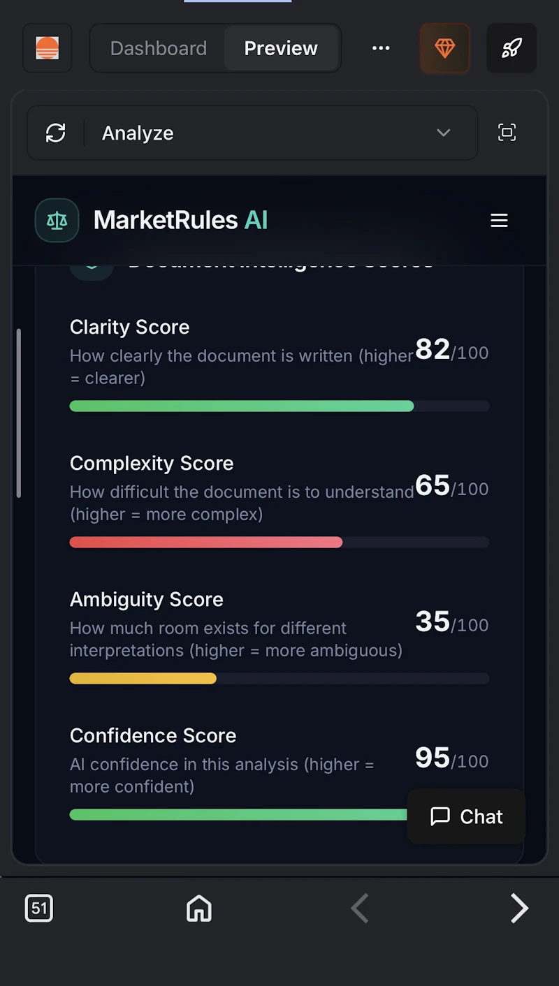 MarketRules AI screenshot 2