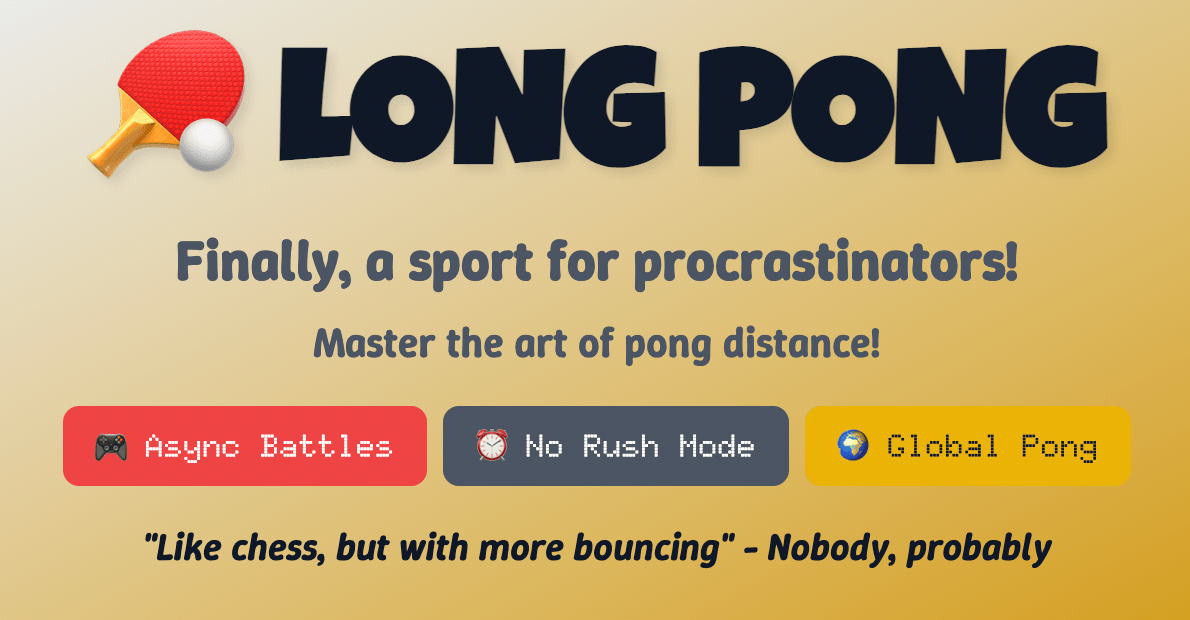 Media Pong dài - Async pong cho người bận rộn kinh niên (hoặc lười biếng) 1