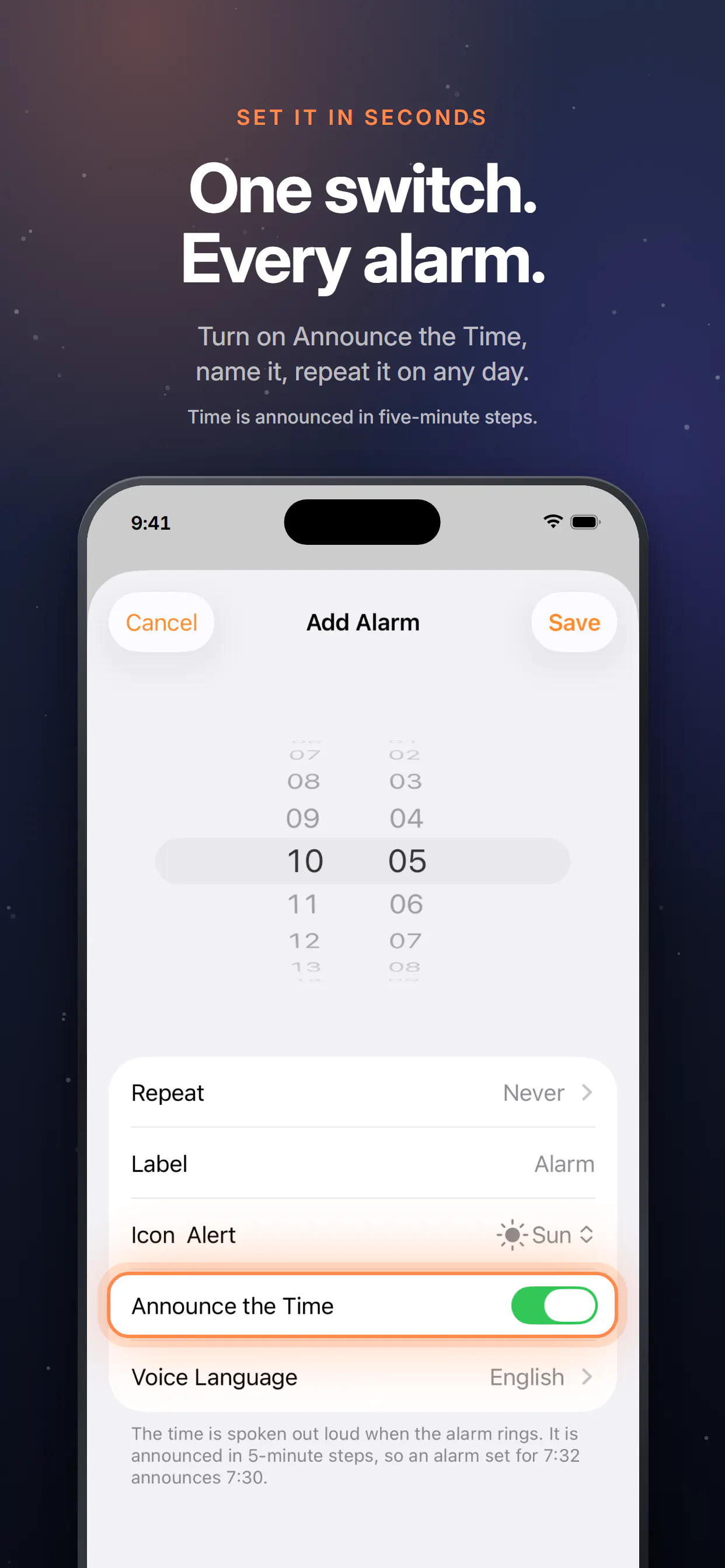Talking Alarm Clock: Say Time gallery image