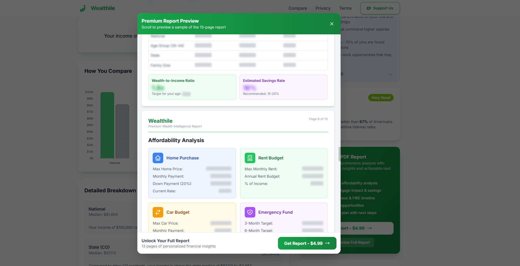 Wealthile - Screenshot 5 showing product features and functionality