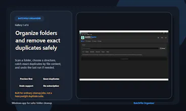 BatchFile Organiser gallery image