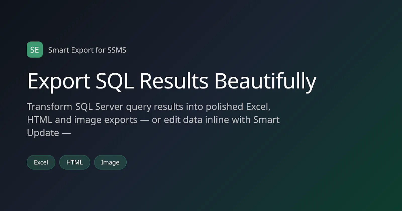 SSMS SQL Editor & Export Tool screenshot 2