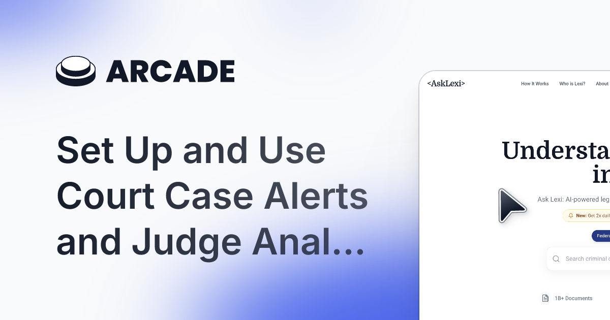 AskLexi search 1B+ court records w/  AI gallery image