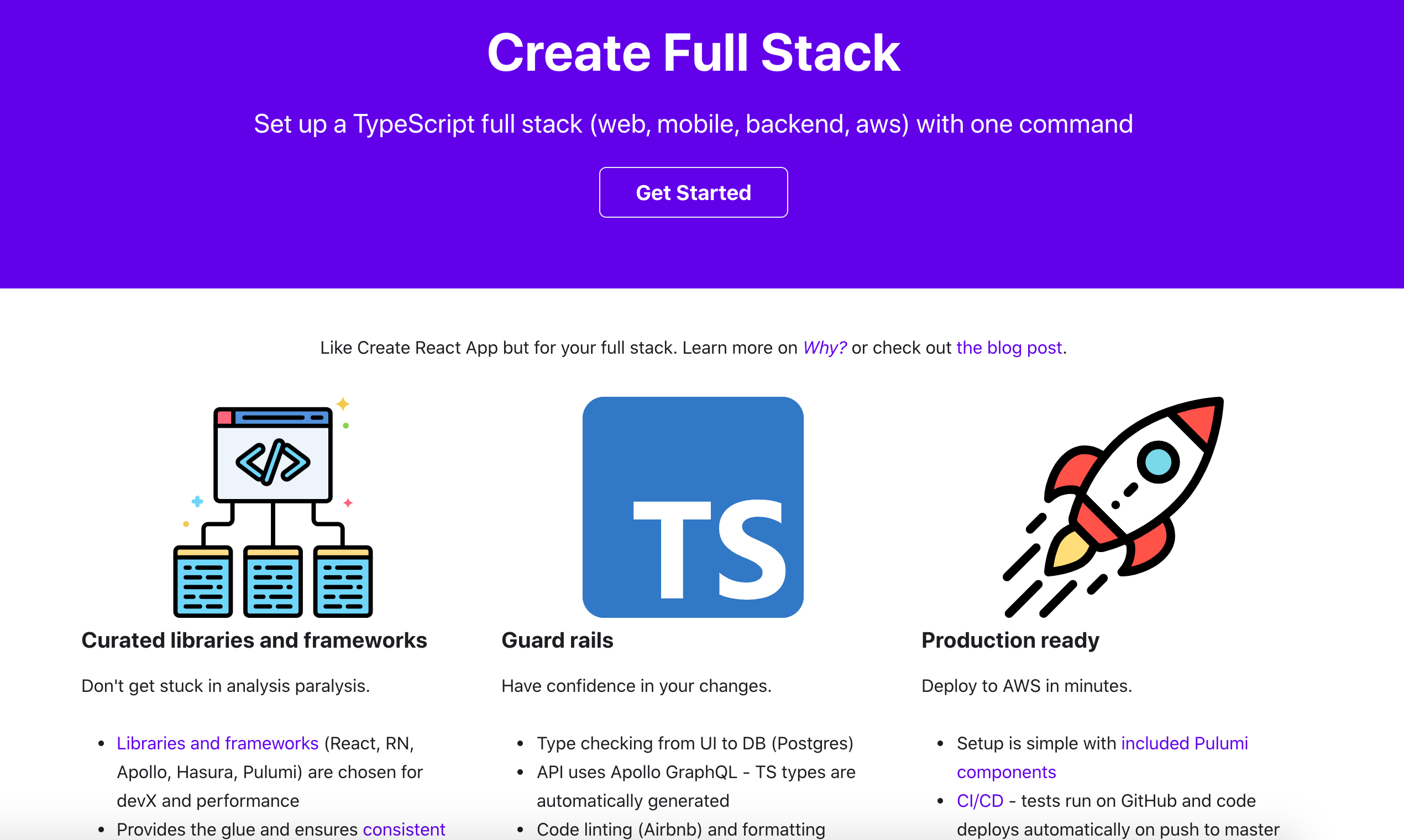 Create Full Stack gallery image