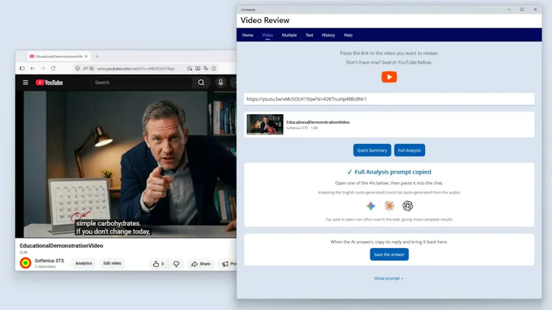 Contexta screenshot 1 (video preview)