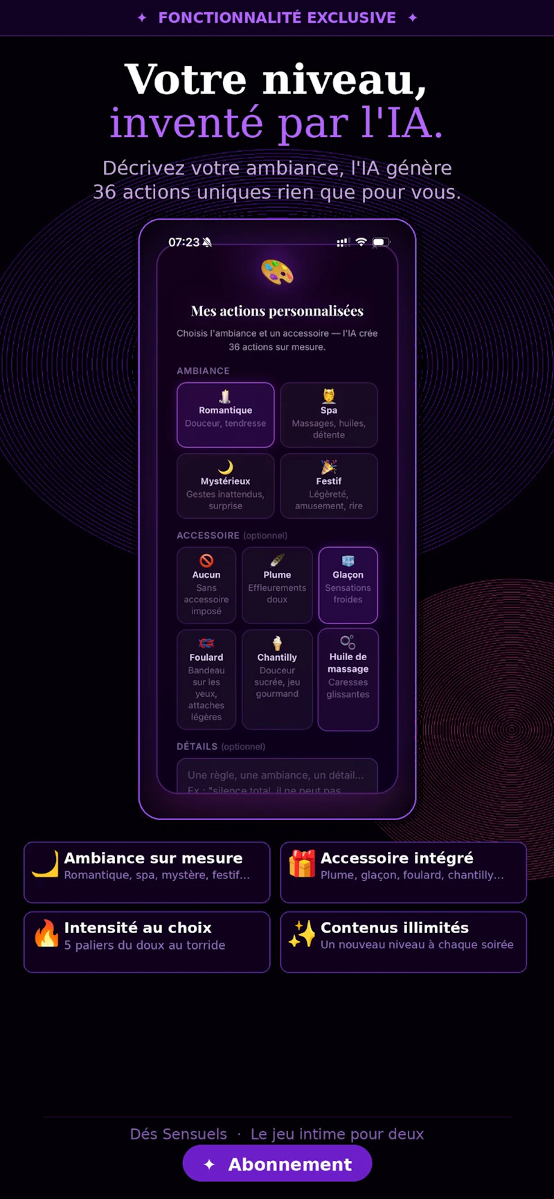 Dés Sensuels screenshot 7