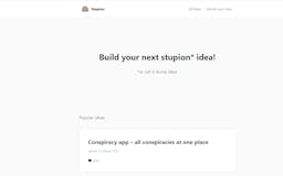 Stupion - app idea generator media 1