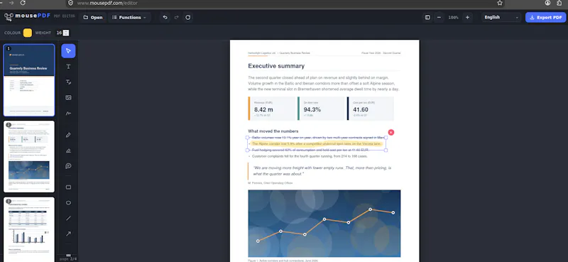 mousePDF - Free Online PDF Editor screenshot 4