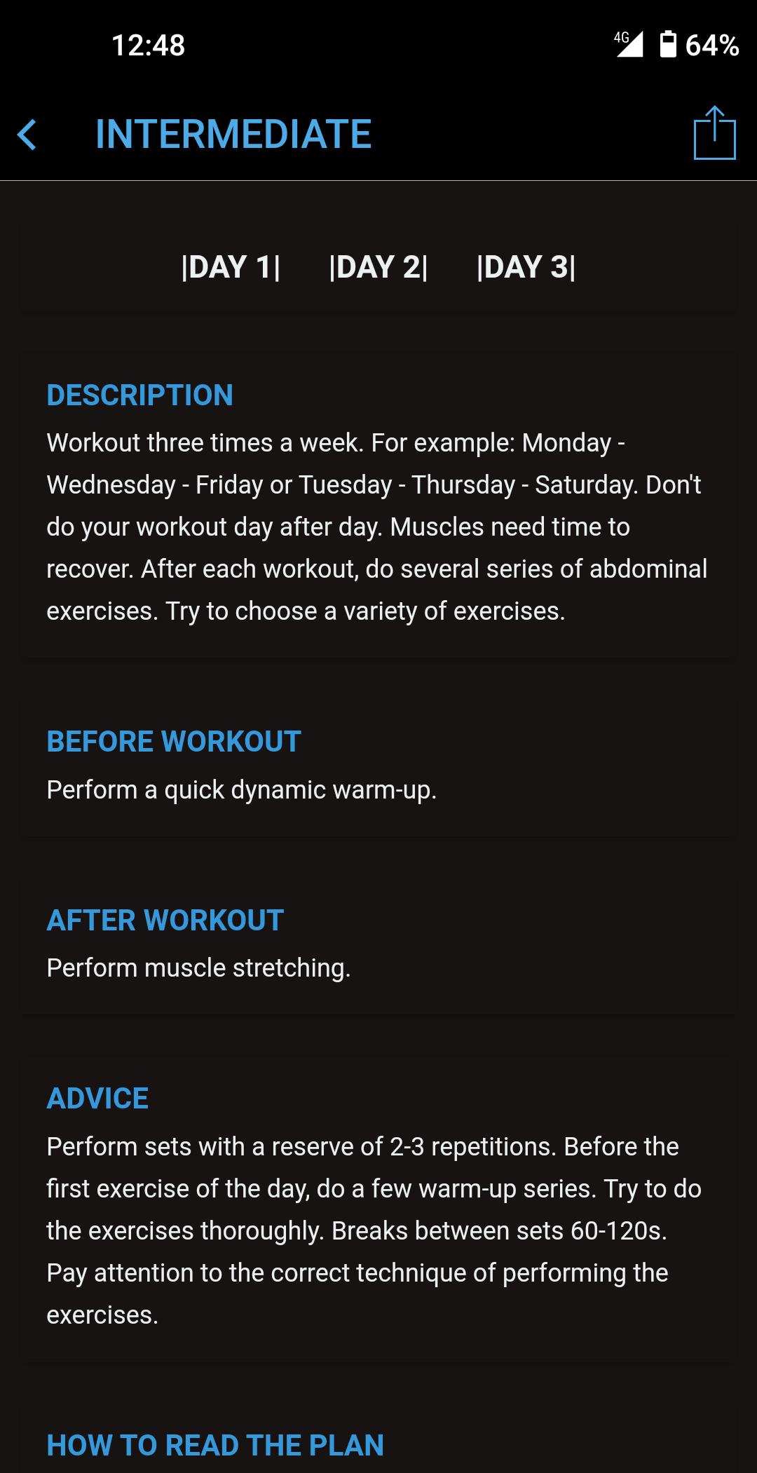 Profesional de entrenamiento Pro - Plan de entrenamiento con un conjunto de ejercicios para cada grupo muscular. media 2