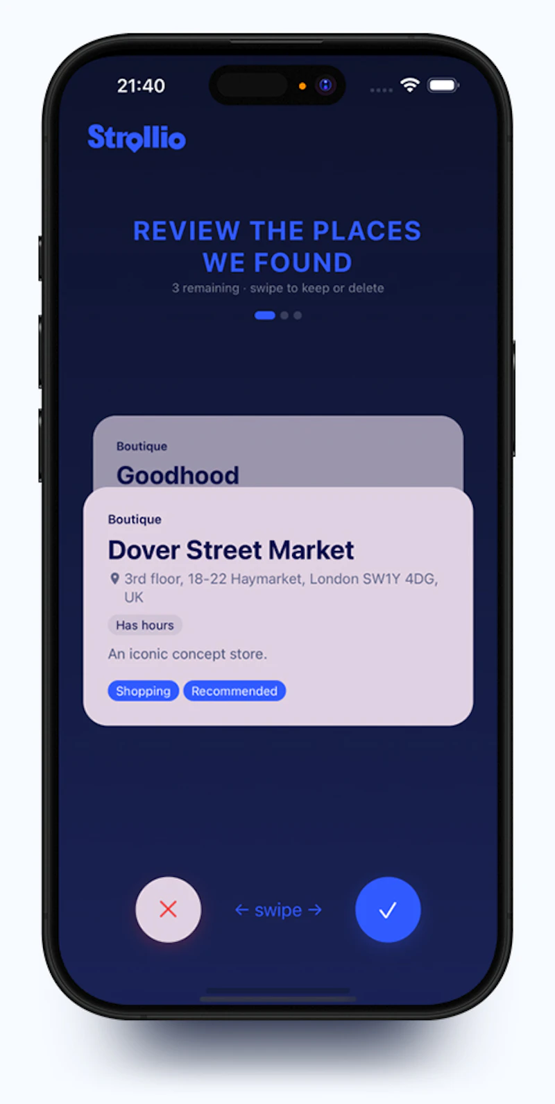 Strollio Travel Planer screenshot 3