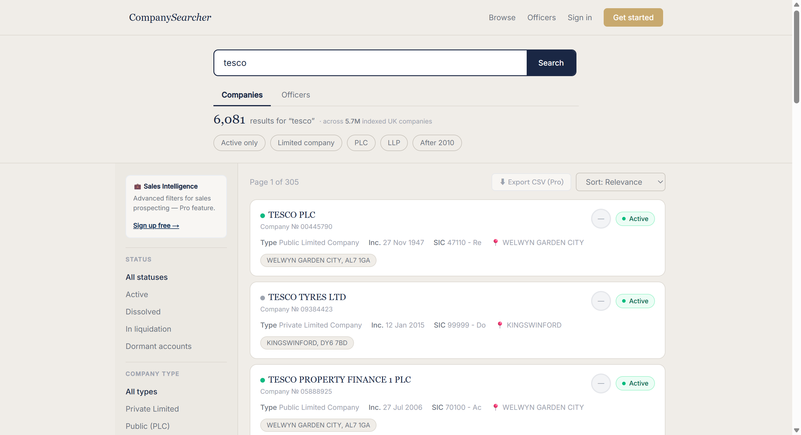 CompanySearcher gallery image