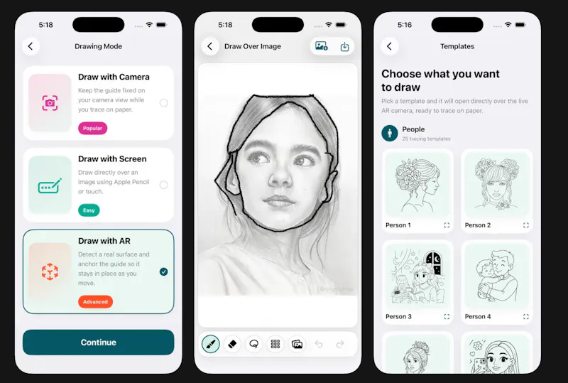 Smart Tracing: Learn to Sketch screenshot 1