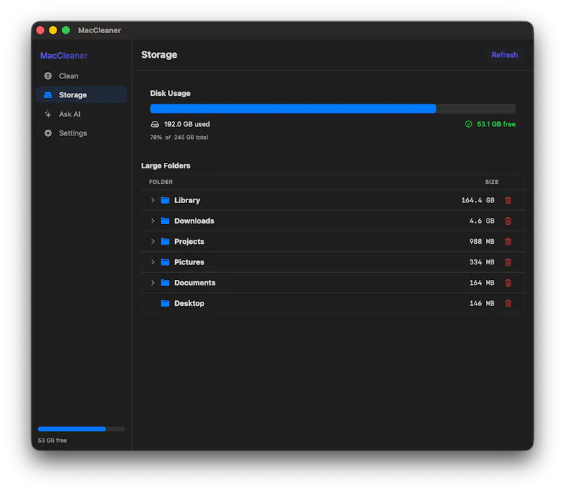 MacCleaner screenshot 3