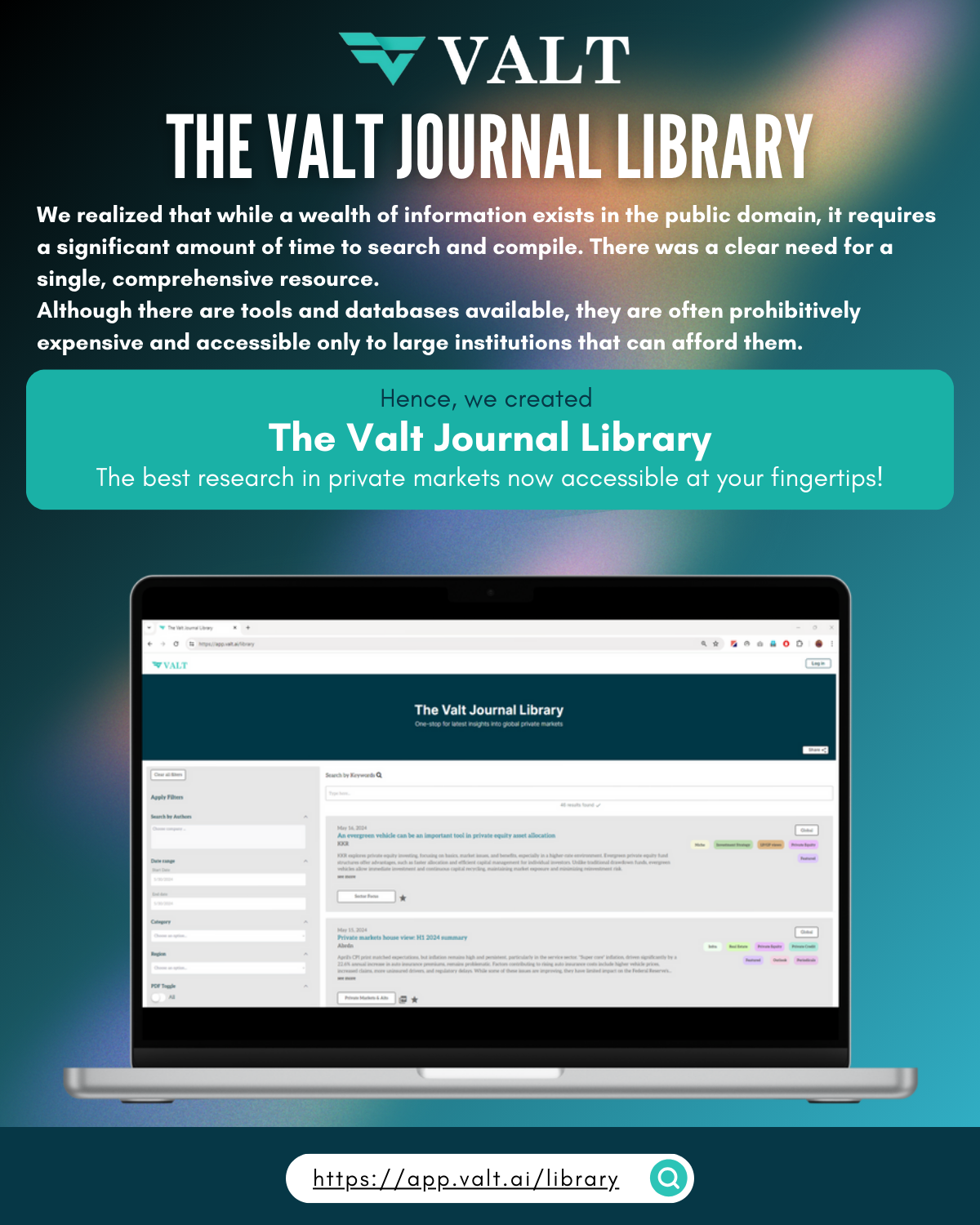 The Valt Journal Library media 2