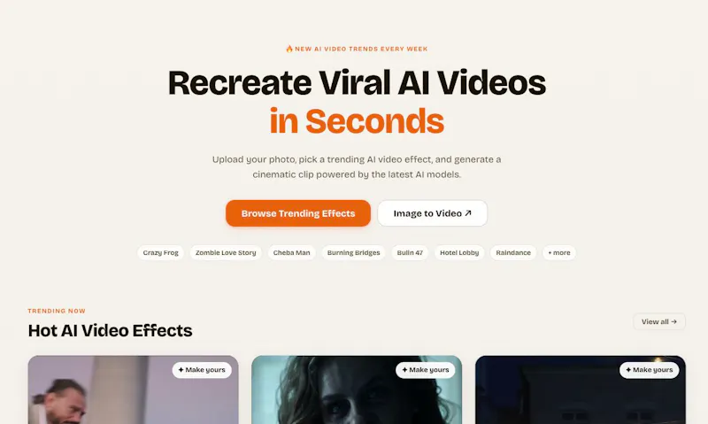 AI Video Trend screenshot 1