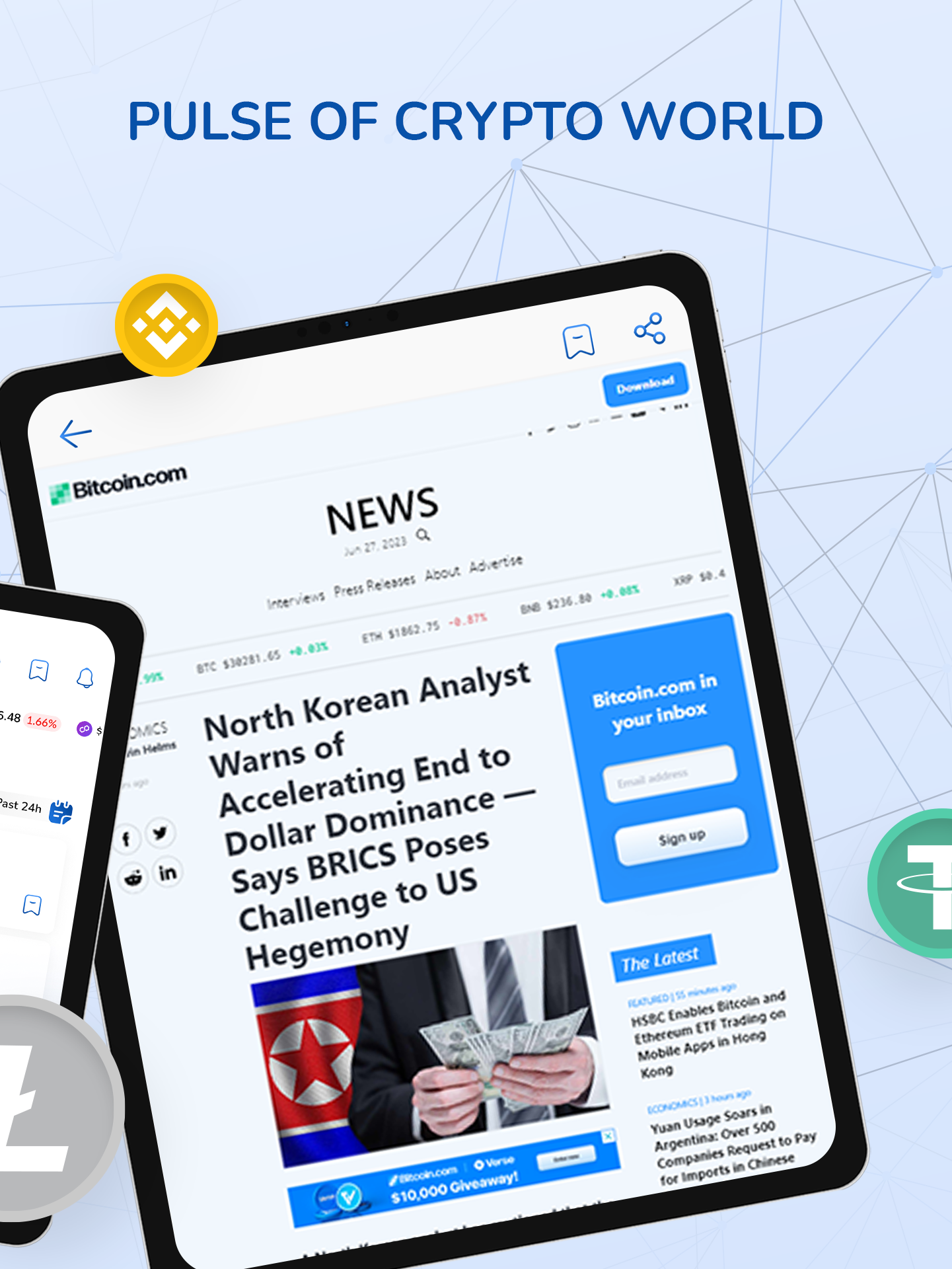Cryptoreach: Coin, Crypto News - Manténgase informado con las estadísticas de Crypto News & Coin en tiempo real media 11