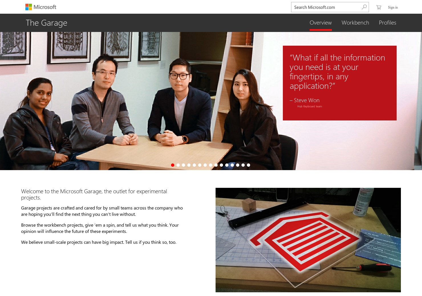 Hub Keyboard from Microsoft gallery image