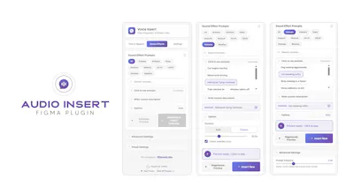 Voice Insert - ElevenLabs in Figma gallery image