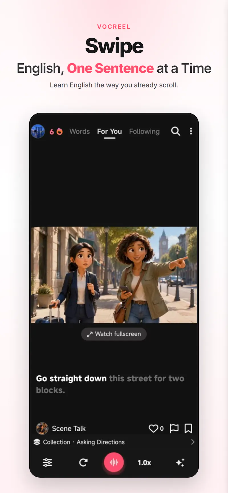 VocReel screenshot 1